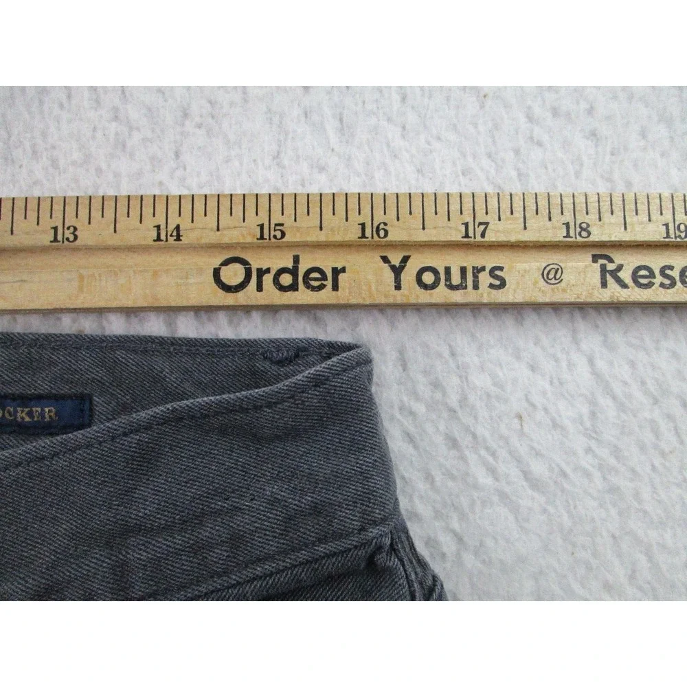 Agave Denim Rocker Jeans Mens 34x33 Gray Classic Taper‎ Straight Made In USA